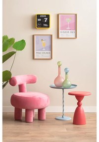 Fém kerek tárolóasztal ø 40 cm Zig Zag – Leitmotiv