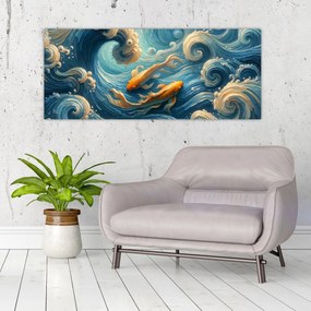 Kép - Aranyhalak (120x50 cm)
