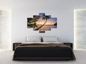 Kép a pálmafa a tengerparton (150x105 cm)