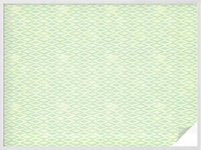 Konyhai Fürdőszoba Ablakfólia Adatvédelem Zöld rombuszok 200x146