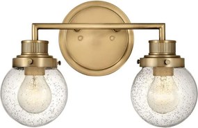 Quintiesse QN-POPPY2-HB-BATH - Fürdőszobai fali lámpatest POPPY 2xE27/60W/230V IP44 aranyszínű