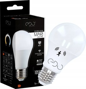 Edo Led izzó E27 11W mozgás- és alkonyérzékelővel 4000K Semleges 1055lm