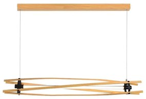 LED Csillár zsinóron LED/15W/230V 3000K barna