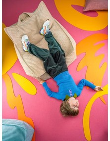 Világosbarna kordbársony gyerek babzsákfotel Chair – Wigiwama