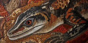 Poszter 91,3x44,5cm Gyíkszem