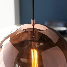Endon modern függeszték boli fekete tükör réz end102930