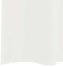 2 db fehér fátyolfüggönyök hurokkal 140x260 cm