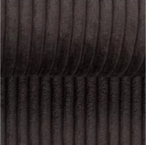 Sötétbarna kordbársony heverő Lord – Ropez