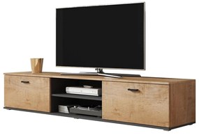 TV szekrény Baha B3 (lefkas tölgy + fekete) . 1106195