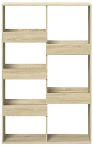 sonoma tölgy színű szerelt fa térelválasztó 100 x 33 x 155,5 cm