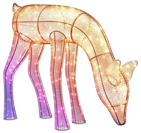 Twinkly TW3RD140SPP-TEU - LED RGBW Dimmelhető kültéri rénszarvas 160xLED IP44 Wi-Fi