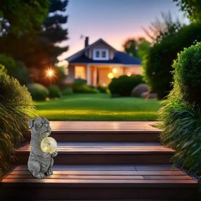 Globo 33889 - LED napelemes dekoráció LED/0,02W/3V IP44 kutya