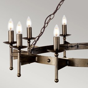 Elstead Lighting CROMWELL CW12-OLD-BRZ Csillár 12x60W/E14