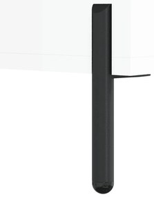 magasfényű fehér szerelt fa polcos szekrény 69,5 x 32,5 x 90 cm