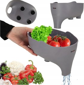 Csepegtető szűrő a mosogatóhoz Druszlak Tál konyhai tölcsérrel Durszlak Cédrus