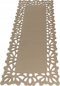 Poliészter filc futópad bézs 80 cm Mező mintás