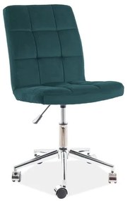 Triton Velvet irodai fotel, zöld