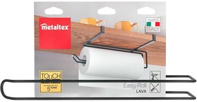 Fekete függő papírtörlő tartó - Metaltex