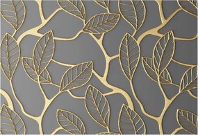 Design fotótapéta Flizelin falra Elegáns levelek 152x104 Ragasztó