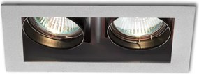 RENDL MONE II billenthető ezüstszürke 12V GU5,3 2x50W