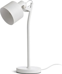 RENDL CELEIA stolní matná bílá matný nikl 230V LED E27 11W