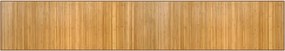 vidaXL négyszögletű természetes bambusz szőnyeg 60 x 400 cm