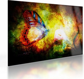 Kép - Kozmikus pillangó (üvegen) (70x50 cm)