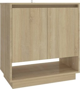 vidaXL sonoma tölgy színű szerelt fa tálalószekrény 70x41x75 cm