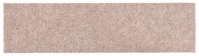 15 db világosbarna négyszögletes öntapadó lépcsőszőnyeg 76x20cm