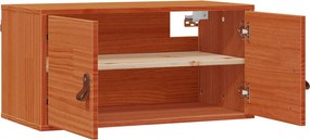 vidaXL Fali Szekrény Faggyú barna 60 x 30 x 30 cm Tömör fenyőfa