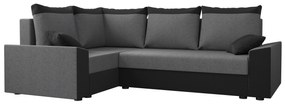 Sarok ülőgarnitúra Paragon Plus (szürke + fekete) (B). 1057400