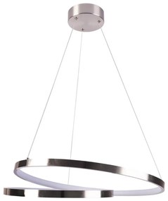 LED Csillár zsinóron ZEFIRA LED/40W/230V 4000K átm. 50 cm króm