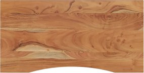vidaXL tömör akácfa téglalap alakú asztallap 120 x 60 x 2,5 cm