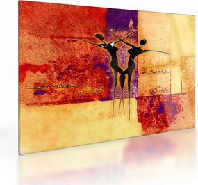 Kép - Afrikai istennő (üvegen) (70x50 cm)