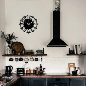 Enzoclock fém falióra, 48×48 cm – S006