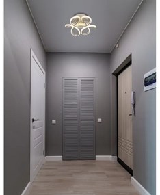 Globo 67386-24S - LED mennyezeti lámpa MELISAND 24W/230V, 26 cm matt króm