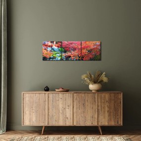 Kép - Keleti táj (órával) (90x30 cm)