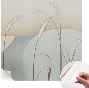 Dekoratív öntapadós fotótapéta Hálószobába Enyhe fű 250x250 cm