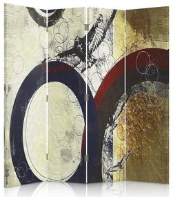 Gario Paraván Grafit absztrakt Méret: 145 x 170 cm, Kivitelezés: Klasszikus paraván