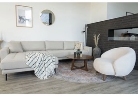 Hellerup dohányzóasztal dió furnér ø75x36 cm