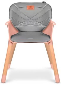 Lionelo - Gyermek etetőszék 2 az 1-ben KOEN Pink Rose