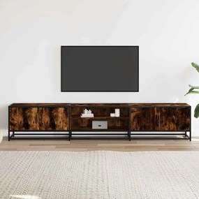 füstös tölgy színű szerelt fa TV-szekrény 210 x 35 x 41 cm