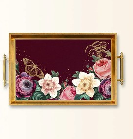 Üveg tálca, 38×24 cm – TPEA9825