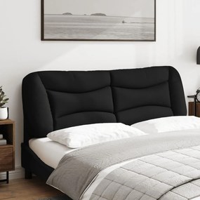 fekete szövet fejtámla párna 160 cm