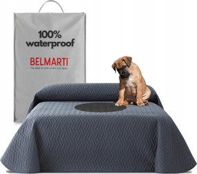 Takaró 100% vízálló ágytakaró membrán és teflon 130 x 150cm szürke