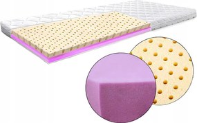 Top Matrac 90x180 Allergiásoknak, Latex és Hr