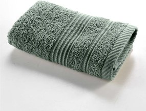 Zsályaszínű frottír pamut törölköző 30x50 cm Tendresse – douceur d'intérieur