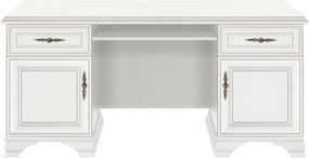 PC-asztal, alpesi fehér, KENTAK BIU2D2S