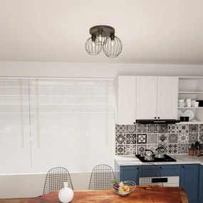 Emibig modern mennyezeti lámpa nest fekete emi1371/3prem