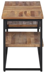 tömör újrahasznosított tíkfa TV-szekrény 110 x 30 x 39 cm